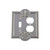 Nostalgic Warehouse - Meadows Switch Plate with Toggle and Outlet in Bright Chrome - MEASWPLTTD - 719863