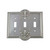 Nostalgic Warehouse - Meadows Switch Plate with Triple Toggle in Bright Chrome - MEASWPLTT3 - 719856