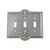 Nostalgic Warehouse - Meadows Switch Plate with Triple Toggle in Bright Chrome - MEASWPLTT3 - 719856