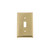 Nostalgic Warehouse - New York Switch Plate with Single Toggle in Polished Brass - NYKSWPLTT1 - 719914