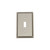 Nostalgic Warehouse - Rope Switch Plate with Single Toggle in Satin Nickel - ROPSWPLTT1 - 720034