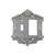 Nostalgic Warehouse - Victorian Switch Plate with Toggle and Rocker in Bright Chrome - VICSWPLTTR - 719874