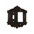 Nostalgic Warehouse - Victorian Switch Plate with Toggle and Rocker in Timeless Bronze - VICSWPLTTR - 719658