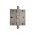 Nostalgic Warehouse - 3.5" Ball Tip Residential Hinge with Square Corners in Antique Pewter - BALHNG - 728346