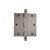 Nostalgic Warehouse - 3.5" Ball Tip Residential Hinge with Square Corners in Antique Pewter - BALHNG - 728346