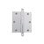 Nostalgic Warehouse - 3.5" Ball Tip Residential Hinge with Square Corners in Bright Chrome - BALHNG - 728347
