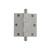 Nostalgic Warehouse - 3.5" Ball Tip Residential Hinge with Square Corners in Satin Nickel - BALHNG - 728349