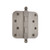 Nostalgic Warehouse - 4" Ball Tip Residential Hinge with 5/8" Radius Corners in Antique Pewter - BALHNG - 728364