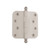 Nostalgic Warehouse - 4" Ball Tip Residential Hinge with 5/8" Radius Corners in Satin Nickel - BALHNG - 728367