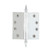 Nostalgic Warehouse - 4" Steeple Tip Heavy Duty Hinge with Square Corners in Bright Chrome - STEHNG - 746099