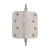 Nostalgic Warehouse - 4" Steeple Tip Residential Hinge with 5/8" Radius Corners in Satin Nickel - STEHNG - 746088