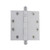 Nostalgic Warehouse - 4.5" Ball Tip Heavy Duty Hinge with Square Corners in Satin Nickel - BALHNG - 728379