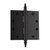 Nostalgic Warehouse - 4.5" Steeple Tip Heavy Duty Hinge with Square Corners in Timeless Bronze - STEHNG - 746110