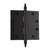 Nostalgic Warehouse - 4.5" Steeple Tip Heavy Duty Hinge with Square Corners in Timeless Bronze - STEHNG - 746110