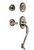 Grandeur Hardware - Georgetown Plate S Grip Entry Set Georgetown Lever in Antique Pewter - GEOGEO - 833014