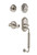 Grandeur Hardware - Newport Plate C Grip Entry Set Newport Lever in Satin Nickel - NEWNEW - 833058