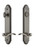 Grandeur Hardware - Hardware Arc Tall Plate Complete Entry Set with Bellagio Lever in Antique Pewter - ARCBEL - 841008