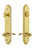 Grandeur Hardware - Hardware Arc Tall Plate Complete Entry Set with Bellagio Lever in Lifetime Brass - ARCBEL - 841017