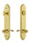 Grandeur Hardware - Hardware Arc Tall Plate Complete Entry Set with Bellagio Lever in Lifetime Brass - ARCBEL - 841022