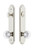 Grandeur Hardware - Hardware Arc Tall Plate Complete Entry Set with Bordeaux Knob in Polished Nickel - ARCBOR - 839389