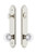 Grandeur Hardware - Hardware Arc Tall Plate Complete Entry Set with Bordeaux Knob in Polished Nickel - ARCBOR - 839391