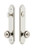 Grandeur Hardware - Hardware Arc Tall Plate Complete Entry Set with Bouton Knob in Polished Nickel - ARCBOU - 839422