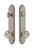 Grandeur Hardware - Hardware Arc Tall Plate Complete Entry Set with Bouton Knob in Satin Nickel - ARCBOU - 839425