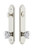 Grandeur Hardware - Hardware Arc Tall Plate Complete Entry Set with Chambord Knob in Polished Nickel - ARCCHM - 839488