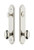 Grandeur Hardware - Hardware Arc Tall Plate Complete Entry Set with Eden Prairie Knob in Polished Nickel - ARCEDN - 839549