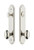 Grandeur Hardware - Hardware Arc Tall Plate Complete Entry Set with Eden Prairie Knob in Polished Nickel - ARCEDN - 839552
