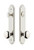 Grandeur Hardware - Hardware Arc Tall Plate Complete Entry Set with Fifth Avenue Knob in Polished Nickel - ARCFAV - 839581