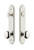 Grandeur Hardware - Hardware Arc Tall Plate Complete Entry Set with Fifth Avenue Knob in Polished Nickel - ARCFAV - 839582