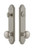 Grandeur Hardware - Hardware Arc Tall Plate Complete Entry Set with Fifth Avenue Knob in Satin Nickel - ARCFAV - 839585