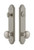 Grandeur Hardware - Hardware Arc Tall Plate Complete Entry Set with Fifth Avenue Knob in Satin Nickel - ARCFAV - 839587