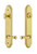 Grandeur Hardware - Hardware Arc Tall Plate Complete Entry Set with Georgetown Lever in Lifetime Brass - ARCGEO - 841086