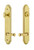 Grandeur Hardware - Hardware Arc Tall Plate Complete Entry Set with Georgetown Lever in Lifetime Brass - ARCGEO - 841087