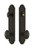 Grandeur Hardware - Hardware Arc Tall Plate Complete Entry Set with Grande Victorian Knob in Timeless Bronze - ARCGVC - 839653