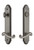 Grandeur Hardware - Hardware Arc Tall Plate Complete Entry Set with Newport Lever in Antique Pewter - ARCNEW - 841129