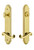 Grandeur Hardware - Hardware Arc Tall Plate Complete Entry Set with Newport Lever in Lifetime Brass - ARCNEW - 841145