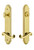 Grandeur Hardware - Hardware Arc Tall Plate Complete Entry Set with Newport Lever in Lifetime Brass - ARCNEW - 841147