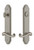 Grandeur Hardware - Hardware Arc Tall Plate Complete Entry Set with Newport Lever in Satin Nickel - ARCNEW - 841169