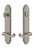 Grandeur Hardware - Hardware Arc Tall Plate Complete Entry Set with Newport Lever in Satin Nickel - ARCNEW - 841172