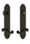 Grandeur Hardware - Hardware Arc Tall Plate Complete Entry Set with Newport Lever in Timeless Bronze - ARCNEW - 841178