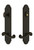 Grandeur Hardware - Hardware Arc Tall Plate Complete Entry Set with Newport Lever in Timeless Bronze - ARCNEW - 841179