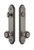 Grandeur Hardware - Hardware Arc Tall Plate Complete Entry Set with Parthenon Knob in Antique Pewter - ARCPAR - 839693