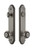 Grandeur Hardware - Hardware Arc Tall Plate Complete Entry Set with Parthenon Knob in Antique Pewter - ARCPAR - 839695