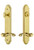 Grandeur Hardware - Hardware Arc Tall Plate Complete Entry Set with Portofino Lever in Lifetime Brass - ARCPRT - 841214