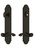 Grandeur Hardware - Hardware Arc Tall Plate Complete Entry Set with Portofino Lever in Timeless Bronze - ARCPRT - 841241