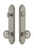 Grandeur Hardware - Hardware Arc Tall Plate Complete Entry Set with Soleil Knob in Satin Nickel - ARCSOL - 839777