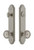 Grandeur Hardware - Hardware Arc Tall Plate Complete Entry Set with Soleil Knob in Satin Nickel - ARCSOL - 839779